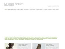 Tablet Screenshot of leblancfineart.com